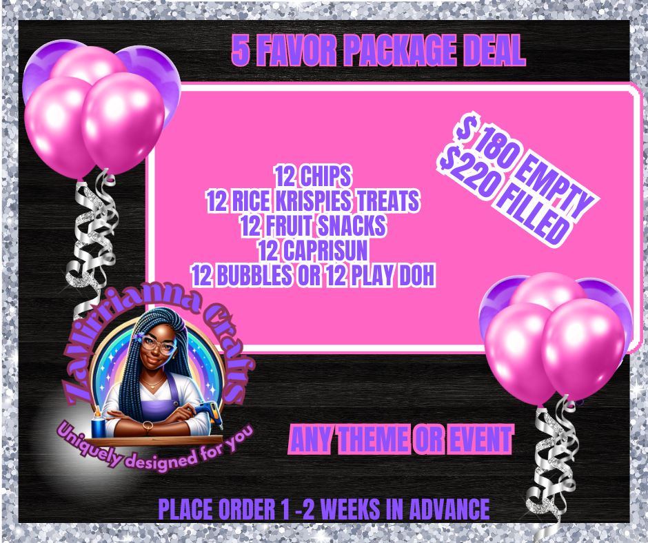 5 Favor Package Deal